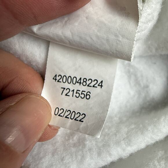 Vans Off The Wall Palm Tree Sunset Graphic White Hoodie Sweatshirt Size L - Picture 9 of 10